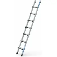 Zarges Anlegeleiter Comfortstep L 7 gepolsterte Stufen