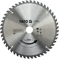 YATO TCT BLADE FOR CONST.WOOD 250X48TX30MM