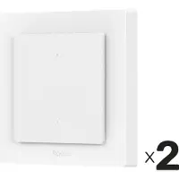 Aqara Lichtschalter Smart H2, WS-K07D, 2 Button, 1 Channel, 2 Stück