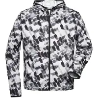 James & nicholson Men's Sports Jacket black-printed, Gr. XXL