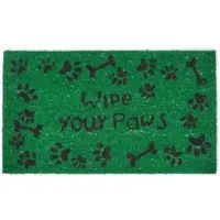 Homescapes FUSSMATTE Wipe Your Paws, Kokosfaser 40/70 cm