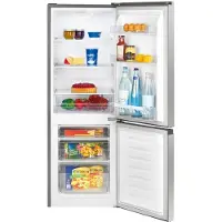 Bomann Kühlschrank mit Gefrierfach | | 143cm | Kühl Gefrierkombination leise | Türanschlag wechselbar | 175L | KG 320.2 inox