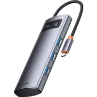 Baseus Hub 4in1 Metal Gleam Serie, USB-C auf 4x USB 3.0