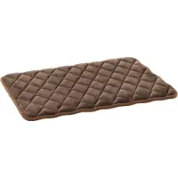 Flamingo Orthopädisches Hundebett, Rechteckig, Braun, 55,5 x 38,5 x 2 cm, weich und platzsparend