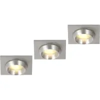 Globo Deckenstrahler Wohnzimmer Einbaustrahler Deckenleuchte 3er Set 12270-3