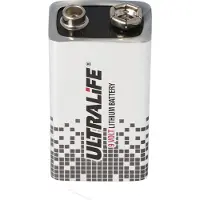 Ultralife Lithium Batterie 9 Volt, E-Block, U9VL, U9VL-J, U9VL-J-P