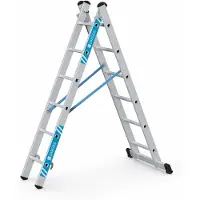 Zarges Kombileiter Combimaster Plus X 2x6 Sprossen