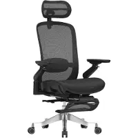 Adler Ergonomischer Bürostuhl Leader 8.7 mit Massagefunktion & Fußstütze
