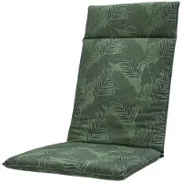 Madison Tuinstoelkussen hohe Rückenlehne 50x120 cm Ruiz grün, wasserabweisend, 5 cm dick, 50% Baumwolle, 50% Polyester