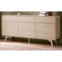 Furn.Design Sideboard "Elverum" in Eiche natur Kommode skandinavisch 180 x 84 cm, mit Push-to-Open