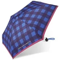 Benetton happy rain Ultra Mini Flat Manuell Taschenschirm in Checks blue Karo | Gr.: onesize