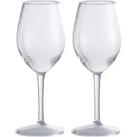 Merkloos Z1 Weinglas-Set Kunststoff 2-teilig 330ml