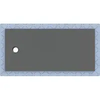 Geberit 551010DM1 CleanFloor30 Duschfläche 170 x 80 cm