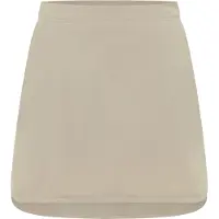 Jack Wolfskin Skort "WAIMEA SKORT W", Damen, Gr. L, grau (stone), Obermaterial: 100% Polyester, Röcke Skort, für Wandern und Trekking, aus Polyester, mit Stretcheinsatz