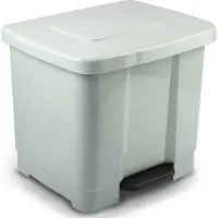 PlasticForte Treteimer - 2-Fach - mintgrun - 35L
