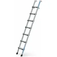 Zarges Comfortstep LH - LM-Stufen-Regalleiter 7 Stufen