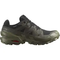 Salomon Herren Trailrunningschuhe SHOES SPEEDCROSS 6 GTX Black/Peat/Dlicgr