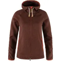 Fjällräven Pullover Övik Fleece Hoodie Women Autumn Leaf-XS