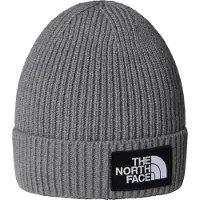 The North Face Kids TNF Logo Box Cuffed Beanie tnf medium grey heather (DYY) OS