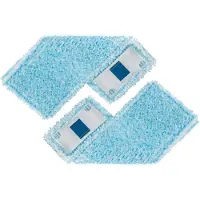 Leifheit 2er Set Wischbezug CLEAN TWIST M Ergo / POWER CLEAN M, speziell für Parkett und Holzböden