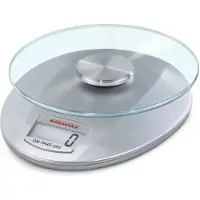 Soehnle Digitale Küchenwaage Roma Silver aus Glas