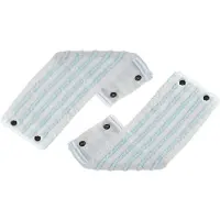 Leifheit 2er Set Wischbezug CLEAN TWIST M / Combi M, für alle glatten Böden