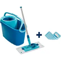 Leifheit Bodenwischer Set CLEAN TWIST M Ergo für alle glatten Böden und die Trockenreinigung