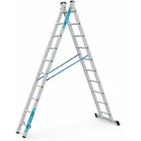 Zarges Kombileiter Combimaster Plus X 2x10 Sprossen