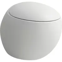 Laufen Alessi one Wand-WC, Tiefspüler, spülrandlos, 585x390, inklusive Montageset, H8209717570001, Farbe: Weiß Matt