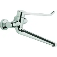 Ideal standard IDS EH-Wand-WT-Sicherheitsarmat CERAPLUS Ausl. 330mm Hebel 230mm n.absp. Anschl.