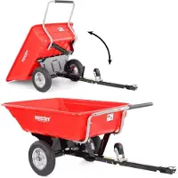 HECHT Gartenwagen mit Metallkonstruktion und 300 kg Tragkraft