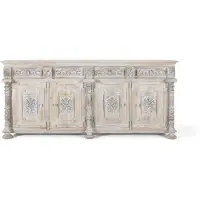 GINER Y COLOMER Salina Sideboard aus Mangoholz, 100 cm x 225 cm x 45 cm