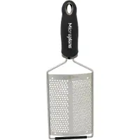 Microplane Rasp Dual Grater 45022 Doppelreibe, grob und fein, schwarz