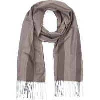 Suitable Geeigneter Herrenschal Softfeel Herringbone Braun