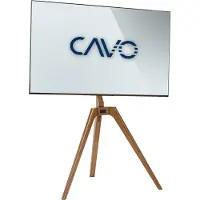 Sotech CAVO TV-Staffelei Holz walnuss – Tischstand für Fernseher