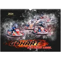 CALVENDO GoKart - extrem cool (Wandkalender 2024 DIN A3 quer), Monatskalender: Kartfahren - Action und Spaß in spektakulären Bildern. (Sport)