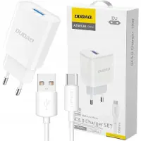 Dudao A20EU 1x USB-A + kabel USB-A - USB-C