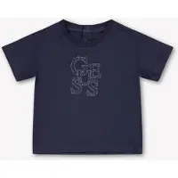 GUESS T-Shirt N6RI17 grK8HM4 Dunkelblau Regular Fit