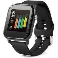 Technaxx Smartwatch mit Temperatur- & Herzfrequenzmesser – 1,4" Farbdisplay – Fitness Tracker mit Schritte, Distanz, Kalorien, Schlaf, Sportmodi, Benachrichtigungen, Anti-Lost, 5 Tage Akku - TX-SW6HR