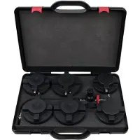 Ks Tools LKW Turbolader-Ladeluft-System-Prüfkoffer-Satz, 7-tlg ( 460.2465 )