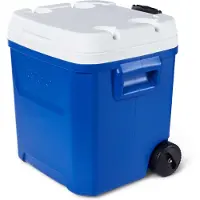 Igloo Laguna 60 Kühlbox 56L – Große Passiv-Kühlbox mit Rollen & Teleskopgriff – Robuste Isolierbox für Camping, Strand & Freizeit, ideal für Getränke