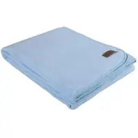 Eskimo Edelvelours Decke 220x240 cm | himmel - blau