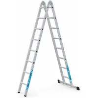 Zarges Mehrzweck-Klappleiter Combimaster X 2-teilig 2x8 Sprossen