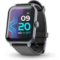 Cellularline - ION PRO Square - Bluetooth Smartwatch mit App - 1,83" - Anrufannahme - Wasserdicht und staubdicht - Überwachung der körperlichen Aktivität - Funktioniert mit ION App - Schwarz