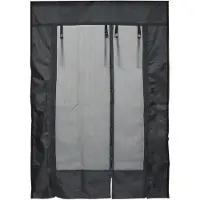 OEM Zelttor - Vliesdichtes Zelttor - Campingzelttor - Befestigung - 180x133 cm - Schwarz