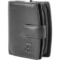 Matador | VALENCIA MINI | Portemonnaie Damen Klein Leder Schwarz