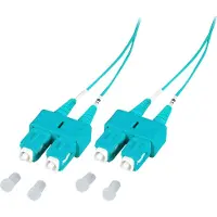 EFB Elektronik O7413.5-1.2 Glasfaserkabel 5 m 2x SC OM3 Aqua-Farbe (O7413.5-1.2)