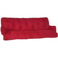 Beautissu Sitzkissen für Hollywoodschaukel Flair HS, 180x50x8cm, Rot