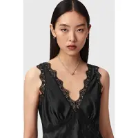 AllSaints Ilka Lace Cami Black Größe: 8 | Lingerie-Shirts Outlet | Damen | Schwarz