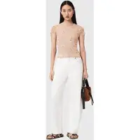 AllSaints Ellie Mesh Tee Empoli Pop Pink Größe: 2 | Hemden Outlet | Damen | Rosa
